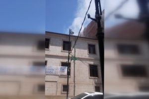 Malatya'da cami çatısında yangın çıktı