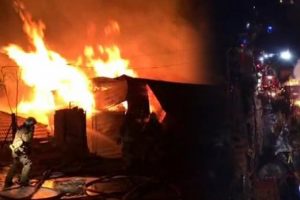 İstanbul'da palet fabrikası alev alev yanıyor