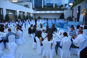 Bursa'da hastane çalışanları, iftar yemeğinde buluştu