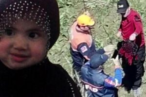 3 yaşındaki Nurcan'ın eteği bulunmuştu... O anların g&ouml;r&uuml;nt&uuml;s&uuml; ortaya &ccedil;ıktı