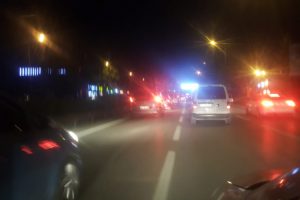 Bursa'da gece trafiği