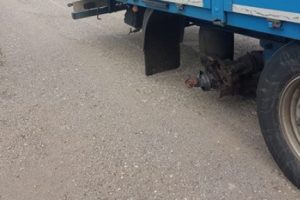 Şişirdiği kamyon lastiği sonu oldu