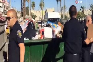 İsrail polisi, gıda yardımlarına el koydu