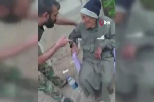 Yaşlı sivile işkence yapan Esad askeri yakalandı