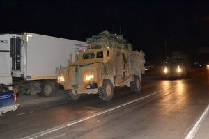 Suriye sınırına gece yarısı askeri sevkiyat