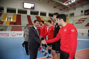 A Milli Erkek Voleybol Takımı Sivas'ta kampa girdi