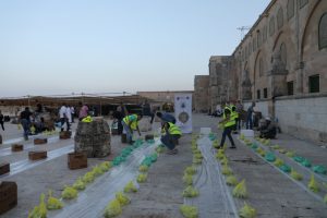 Kağıthane Belediyesi Mescid-i Aksa'da kardeşlik iftarı verdi