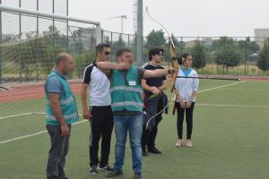 Ceyhan'da y&uuml;k&uuml;ml&uuml;lere y&ouml;nelik ok&ccedil;uluk turnuvası
