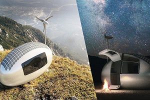 Taşınabilir, g&uuml;neş enerjili ekolojik ev: Ecocapsule