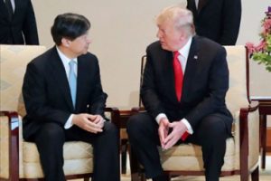 ABD Başkanı Trump Japonya İmparatoru Naruhito ile g&ouml;r&uuml;şt&uuml;