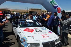 Doğu-Batı Dostluk ve Barış Rallisi 'tarihin sıfır noktası'ndan yola &ccedil;ıktı