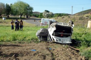 Yozgat'ta trafik kazası: 1 &ouml;l&uuml;, 2 yaralı