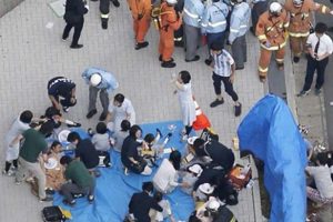 Japonya'da bı&ccedil;aklı saldırı! &Ouml;l&uuml; ve yaralılar var