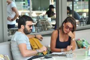 &Ouml;zlem Yıldız ve Levent G&uuml;l aşkının ilk karesi