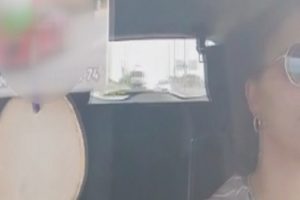 Kaza anı aracın kamerasına b&ouml;yle yansıdı!