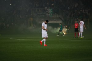 Bursa Timsah Arena yangın yeri