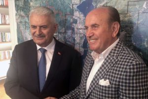 Binali Yıldırım, Topbaş'ı ziyaret etti
