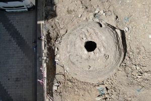İnşaat &ccedil;alışmasında tarihi kalıntılar bulundu