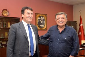 Bursa Osmangazi Belediye Başkanı D&uuml;ndar'a Yılmaz Vural'dan ziyaret