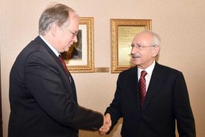 Kılı&ccedil;daroğlu, T&uuml;rkiye AB Delegasyonu Başkanı Berger ile g&ouml;r&uuml;şt&uuml;