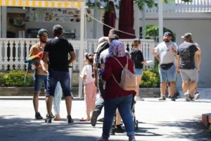 Yalova Termal'de bayram yoğunluğu