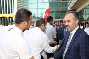 Bursa B&uuml;y&uuml;kşehir ailesi bayramlaştı