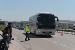 Bursa'da otob&uuml;s şof&ouml;rlerine gizli polis denetimi