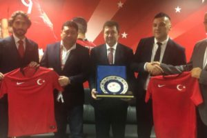 TFF ve &Ouml;zbekistan Futbol Federasyonu y&ouml;neticileri bir araya geldi