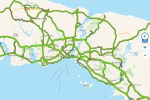 İstanbul'da yollar bayram etti