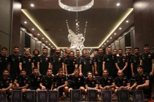 A Milli Futbol Takımı bayramlaştı