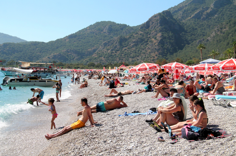 Fethiye'de bayram yoğunluğu