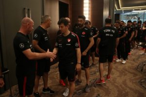 A Milli Takım'da bayramlaşma t&ouml;reni