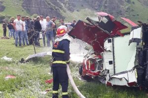 Helikopter d&uuml;şt&uuml;: 3 &ouml;l&uuml;