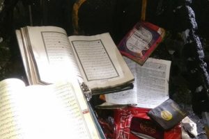 Eşyalar k&uuml;l oldu, Kur'an-ı Kerim yanmadı