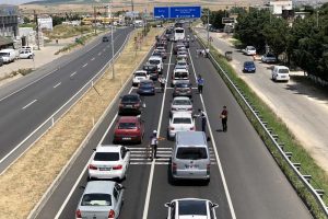 İstanbul'a d&ouml;n&uuml;ş yolunda yoğunluk