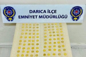 100 sahte sikkeyi satmaya &ccedil;alışan kişi yakalandı