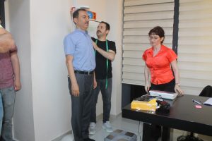 Gen&ccedil;lik ve Spor İl M&uuml;d&uuml;rl&uuml;ğ&uuml;'nde sağlık taraması