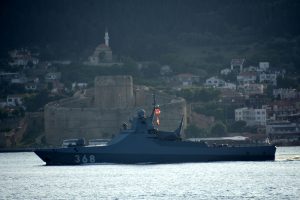 Rus devriye gemisi 'Vasily Bykov' Akdeniz'e iniyor