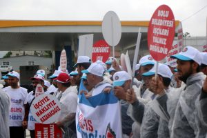 250 kişinin 'Emek ve Adalet Y&uuml;r&uuml;y&uuml;ş&uuml;' ikinci g&uuml;n&uuml;nde