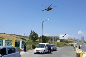 &Ccedil;anakkale'de havadan trafik denetimi