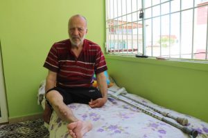 Vicdansız hırsız, engellinin motosikletini &ccedil;aldı