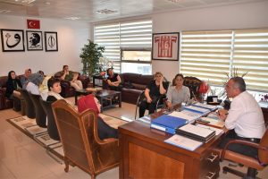 Bursa Gemlik Belediye Başkanı Sertaslan kadın girişimcileri ağırladı