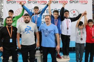 K&uuml;&ccedil;&uuml;k Minikler Serbest G&uuml;reş Şampiyonası sona erdi
