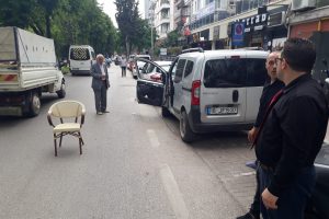Bursa'da o anlar kamerada! &Ouml;l&uuml;mden kıl payı kurtuldu (&Ouml;ZEL HABER)