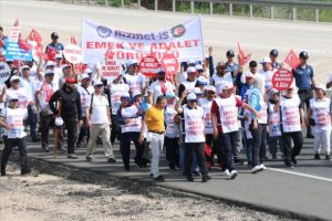 'Emek ve Adalet Y&uuml;r&uuml;y&uuml;ş&uuml;' d&ouml;rd&uuml;nc&uuml; g&uuml;n&uuml;nde