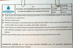 İstanbul'da servis şof&ouml;rlerinin plaka tahdidi sorunu &ccedil;&ouml;z&uuml;me kavuştu