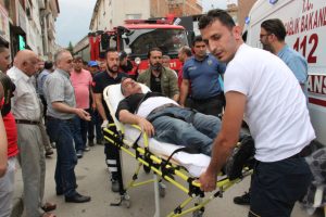 Ambalaj &uuml;r&uuml;nleri bulunan depodaki yangın korkuttu