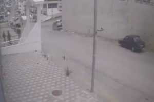 Başkent'te yayaya &ccedil;arpan otomobil ka&ccedil;tı
