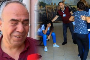 Sınava son anda yetişen kız kardeşler fenalık ge&ccedil;irdi