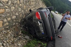 Zonguldak'ta yağmur kazaları: 14 yaralı